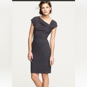 Jcrew black oragami dress, size 8T, NWT